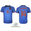 Officiële Voetbalshirt Nederland Davy Klaassen 14 Uit WK 2022 - Heren